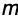 m